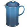 Le Creuset 34oz Stoneware Ceramic French Press | Marseille Blue