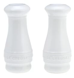 Le Creuset 2-Piece Salt & Pepper Shakers | White