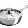 Le Creuset 2 Qt. Stainless Steel Saucier Pan With Lid