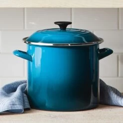Le Creuset 8 Qt. Stock Pot | Deep Teal -Cooking Master stock