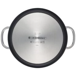 Le Creuset 6.3 Qt. Stockpot With Glass Lid | Toughened Nonstick Pro -Cooking Master tnsp3100 24d