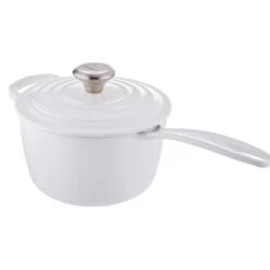 Le Creuset 10-Piece Signature Cookware Set With Stainless Steel Knobs | White -Cooking Master white sp